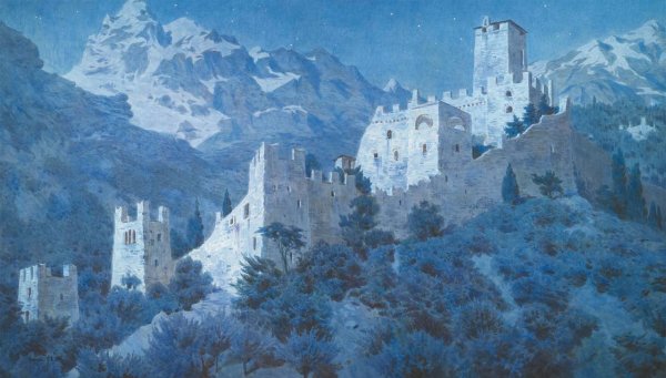 "Новогодняя ночь". Художник Сергей Андрияки