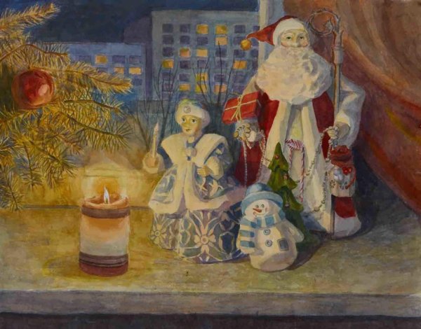 Живопись Сергей Андрияка зима