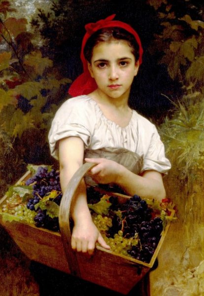 Брюллов сборщица винограда