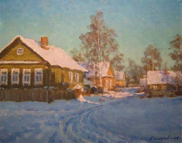 Художник Михаил Гайдеров картины деревня