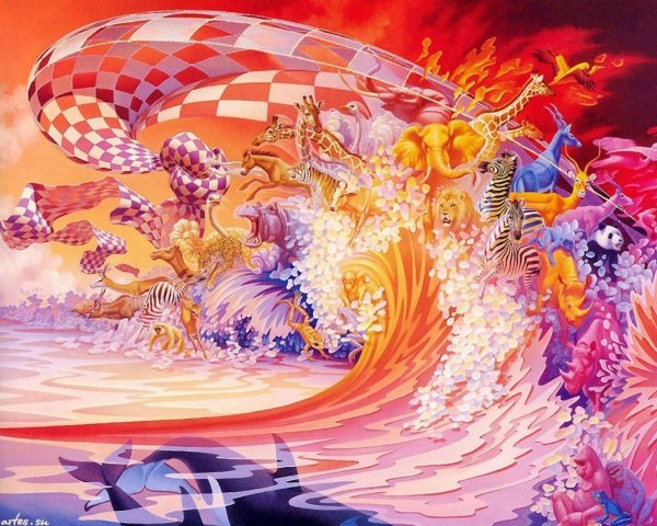 Яркий и загадочный мир художницы Ilene Meyer