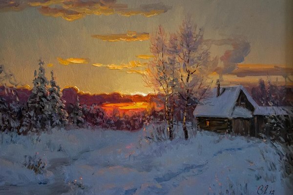 Викентий Лукиянов картины деревня