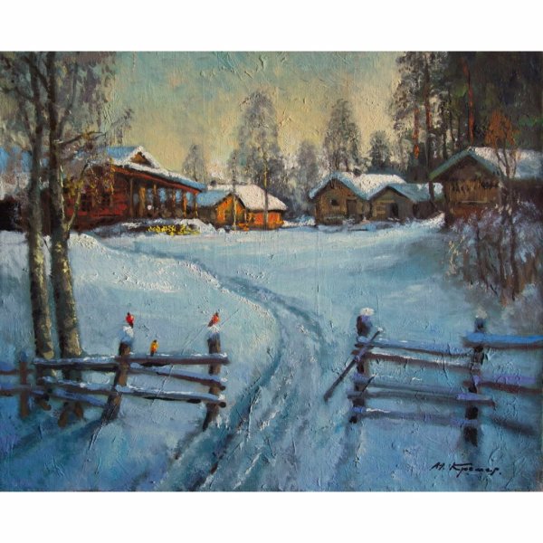 Кремер Марк Вениаминович вечер пейзаж