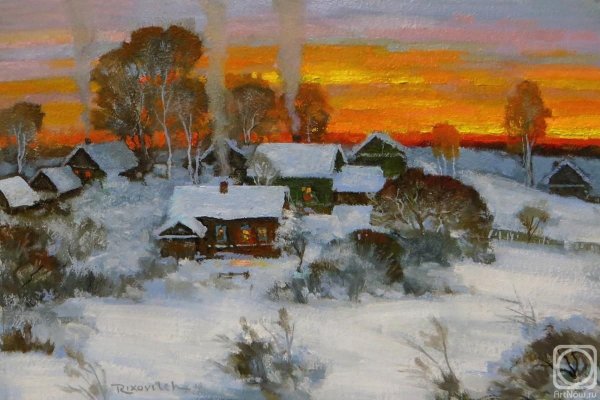 Соловьёв Евгений Васильевич (1931-2009) «зимний вечер»