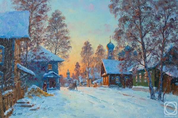 Александр Александровский зима в деревне