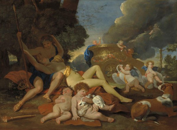 Никола Пуссен Венера и адонис