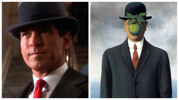 Зеленое яблоко Рене Магритта