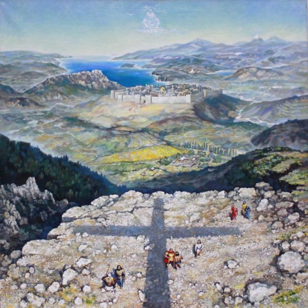 Вид с Голгофы живопись