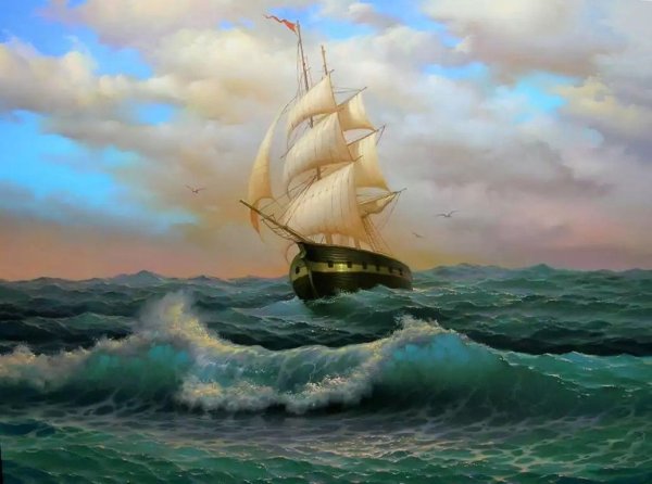 Картины море Оноприенко Игоря