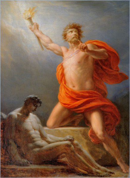 Генрих Фридрих Фюгер Прометей несёт людям огонь