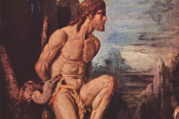 Орёл клюёт печень Прометея