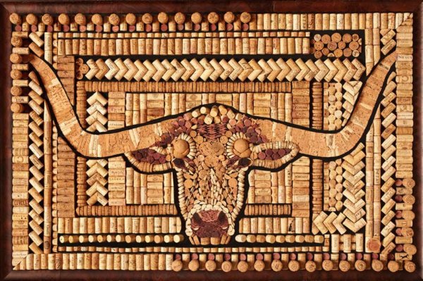 Картины из винных пробок