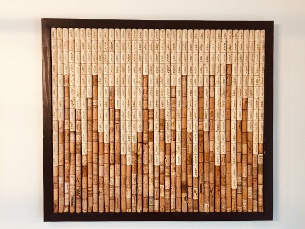 Панно из винных пробок