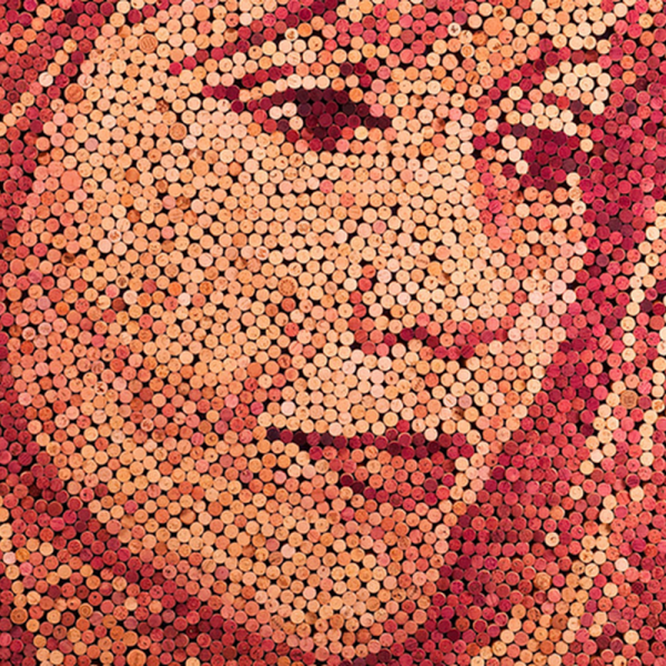 Портреты из необычных материалов