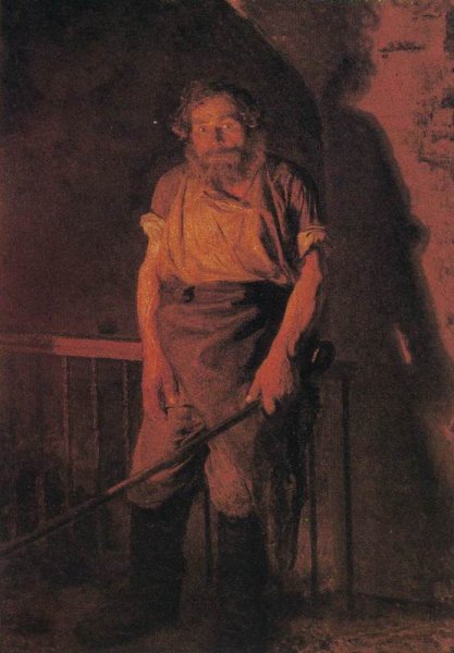 Н.А.Ярошенко. Кочегар. 1878
