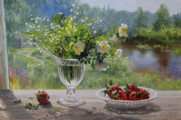 Владимир Жданов картины натюрморт