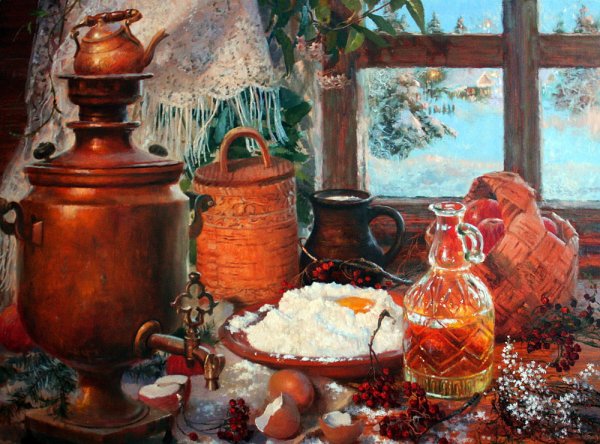 Владимир Жданов картины натюрморт