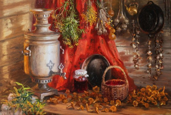 Владимир Жданов художник картины самовар