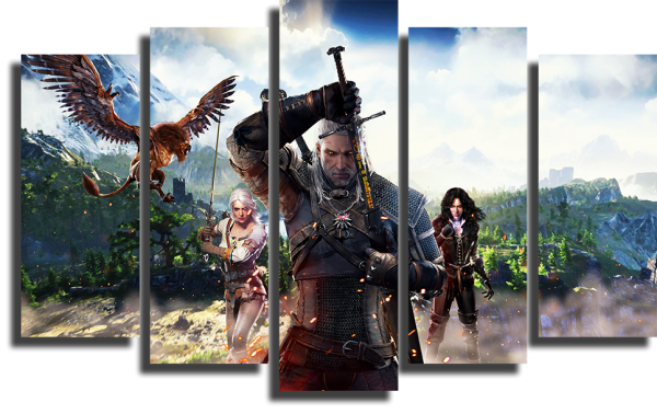 Модульные картины Ведьмак 3