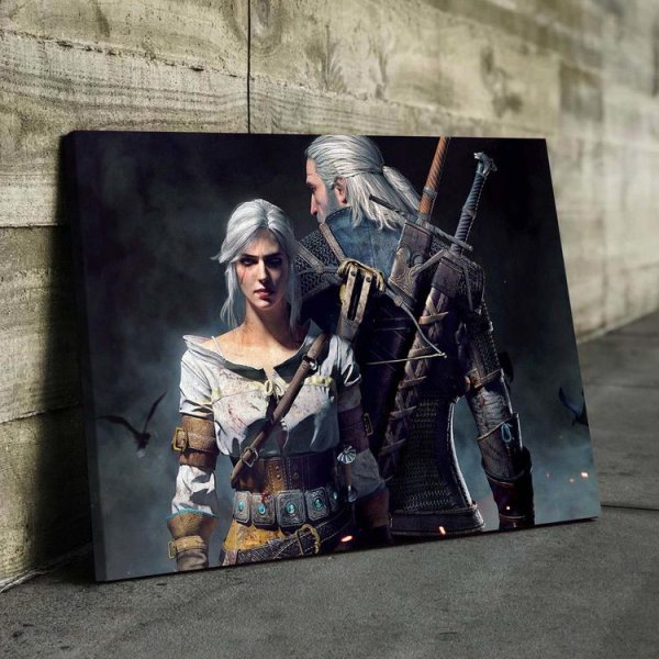 Картина по номерам Ведьмак Цири