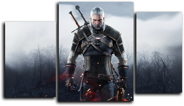 Модульная картина Witcher 3