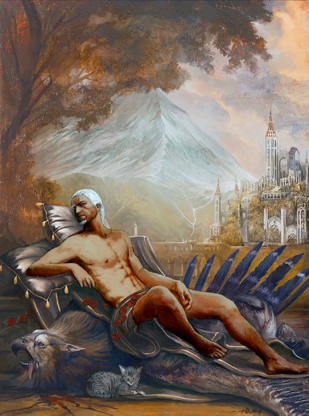 Портреты Геральта кровь и вино