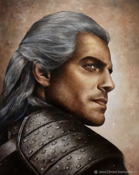 Ведьмак маслом