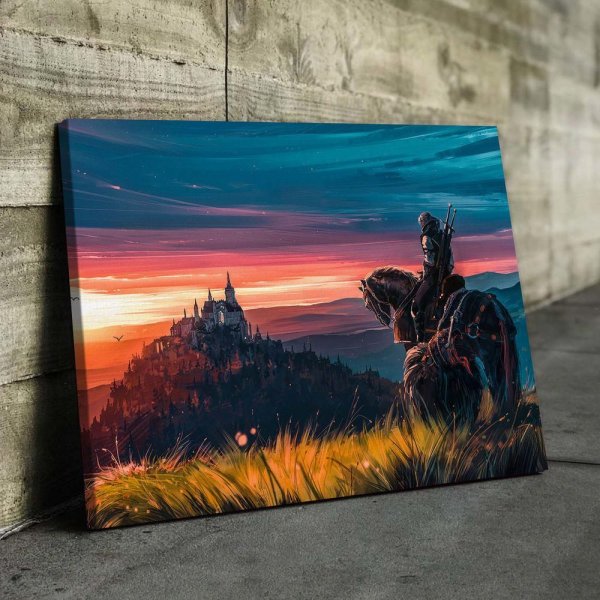 Картина на натуральном холсте