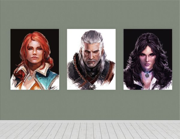 Модульные картины Ведьмак 3