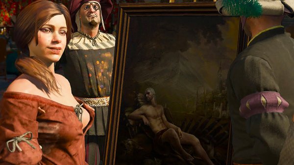 Портрет Геральта Ведьмак 3 кровь и вино