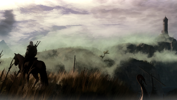 Ведьмак арт панорама