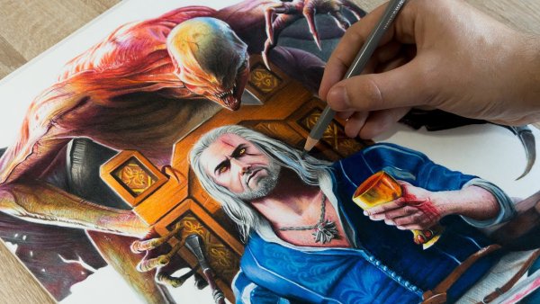 Ведьмак 3 картина Геральта