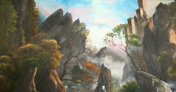 Фреска с ведьмаком Георгом