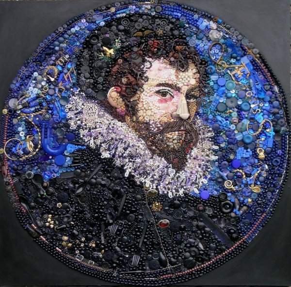 Мозаика из необычных материалов