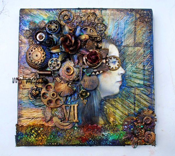 Ассамбляж искусство Мона Лиза