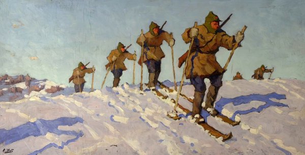 Жаба Альфонс Константинович «лыжники»