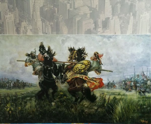 Пересвет с Челубеем