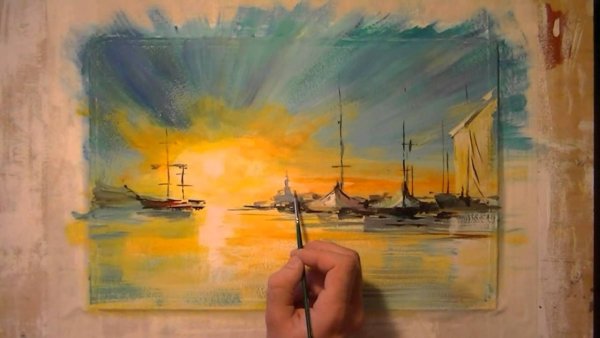 Рисование масляными красками для начинающих