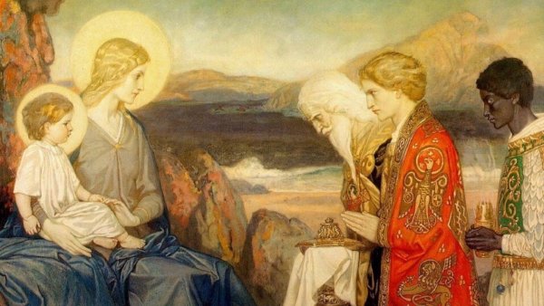 Поклонение волхвов Прерафаэлиты