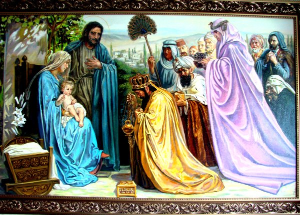 Поклонение волхвов младенцу Христу