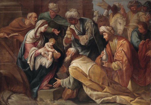 Маттиас стом . Поклонение волхвов