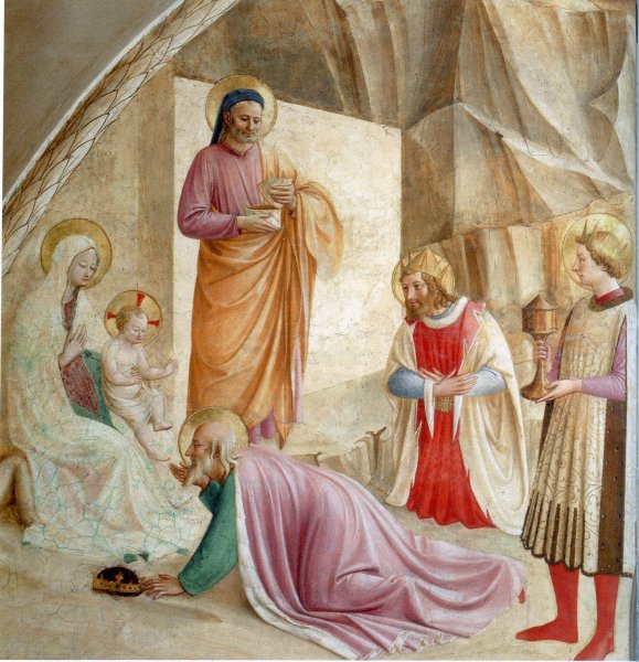 Фра Беато Анджелико поклонение волхвов