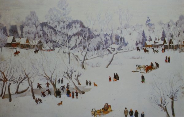 Константин Юон волшебница зима