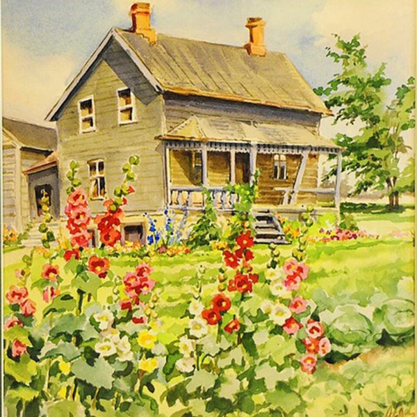 Акварели Великой княгини Ольги Александровны Романовой