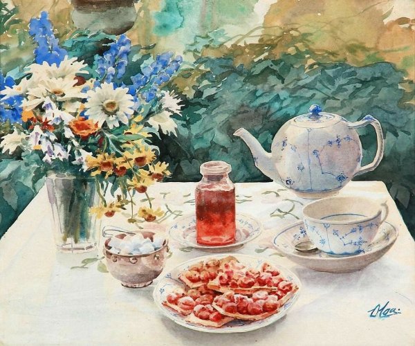 Акварели Великой княгини Ольги Александровны Романовой