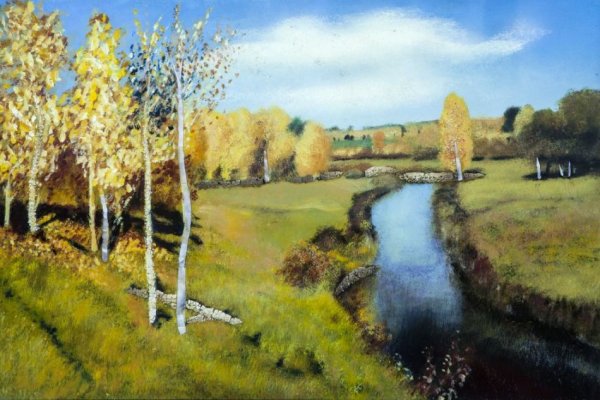 Исаак Ильич Левитан дубовая роща осень