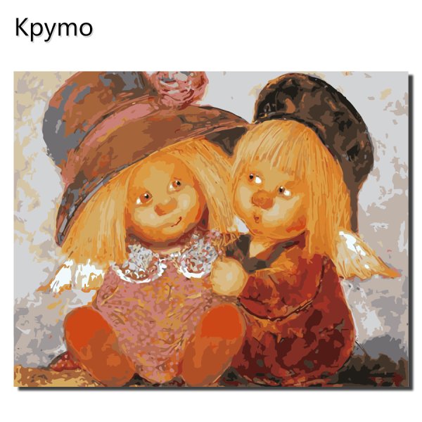 Живопись ангелочки чувиляева Галина