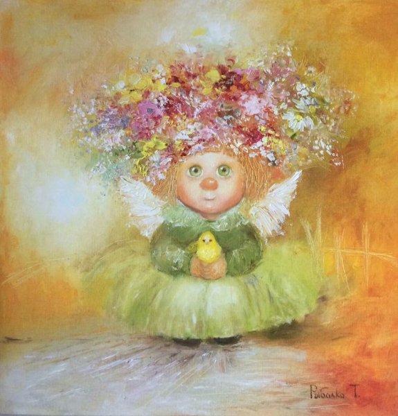 Галина чувиляева ангел с цветком