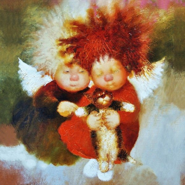 Ангелы художница Галина чувиляева