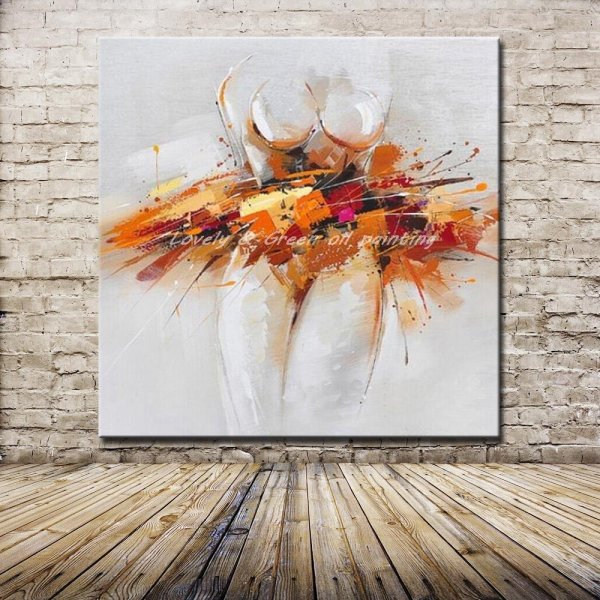 Абстракция маслом на холсте